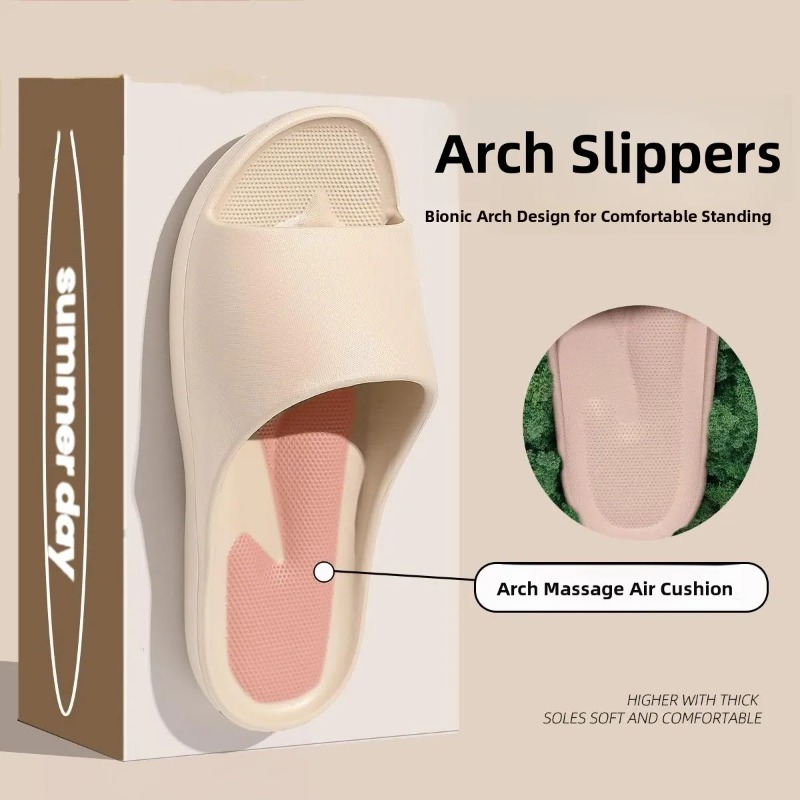 Women Shoes Mules - New Flat Foot Orthopedic Slippers Arch