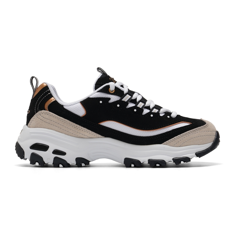 Skechers Black and Gold Panda  - Women Shoes Skechers ulasan dan harga