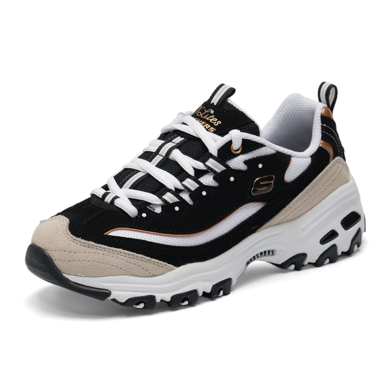 Skechers Black and Gold Panda  - Women Shoes Skechers ulasan dan harga