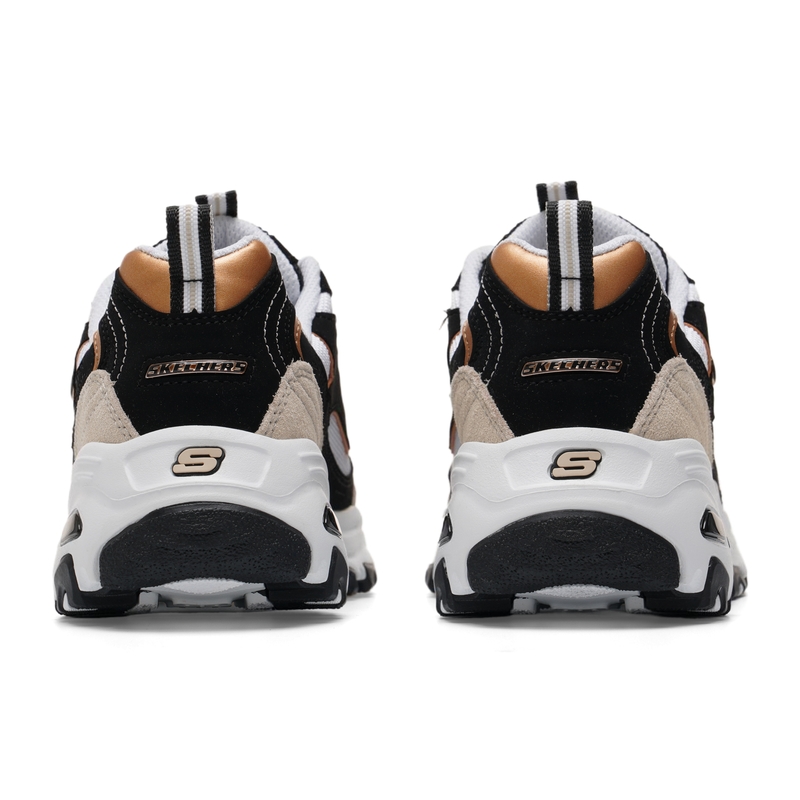 Skechers Black and Gold Panda  - Women Shoes Skechers ulasan dan harga