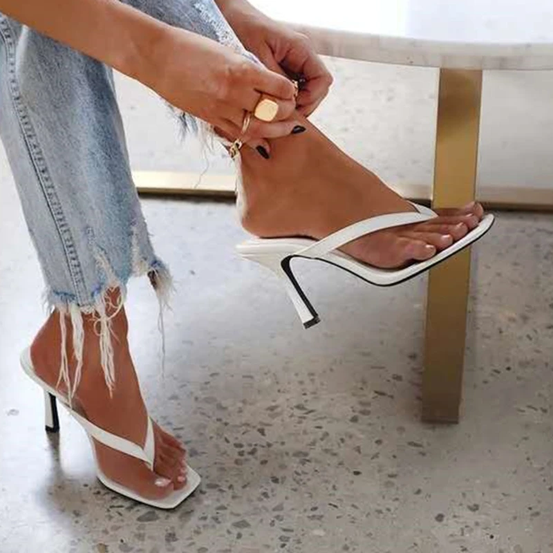 Stylish Women's Heel Flip Flop - Women Shoes Black ulasan dan harga
