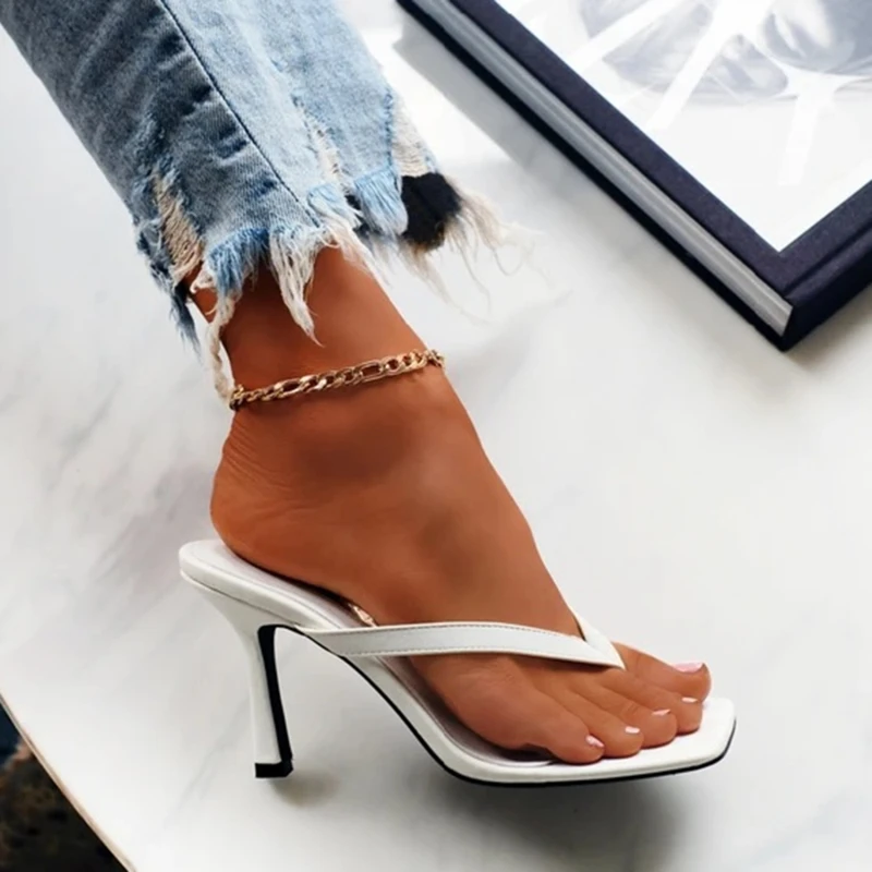 Stylish Women's Heel Flip Flop - Women Shoes Black ulasan dan harga