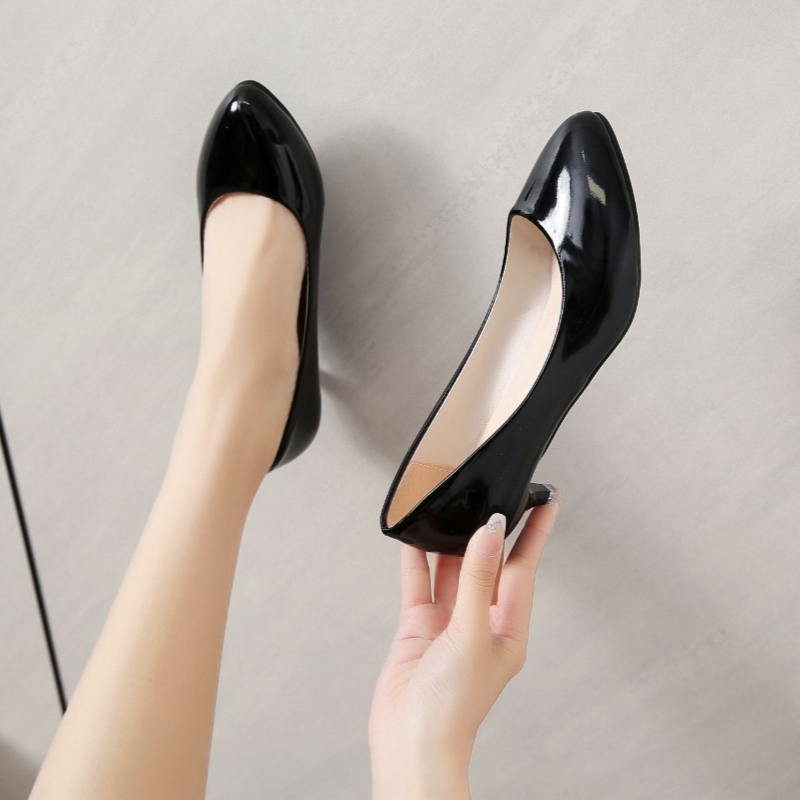 Large size 35-42 soft women's  - Women Shoes Black ulasan dan harga
