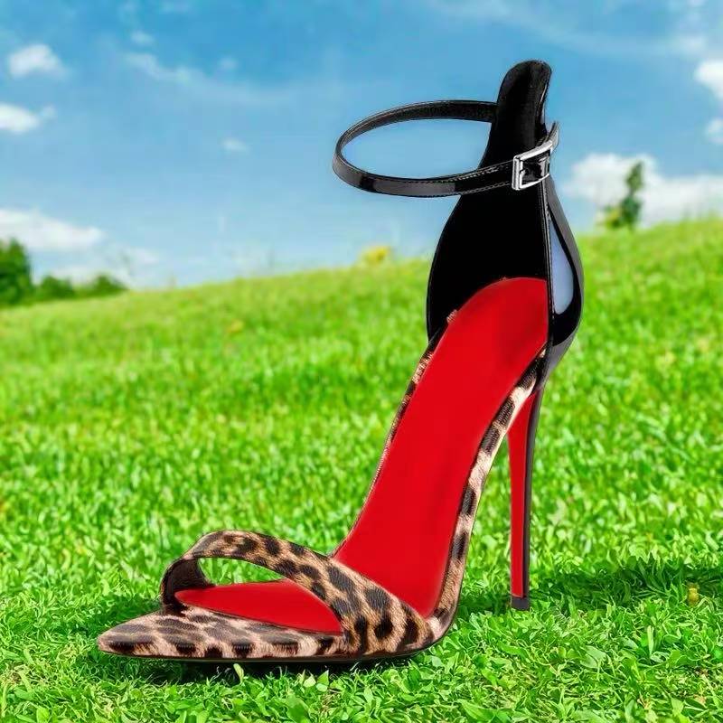 Women's Customized Leopard Pri - Leopard Print Heels ulasan dan harga