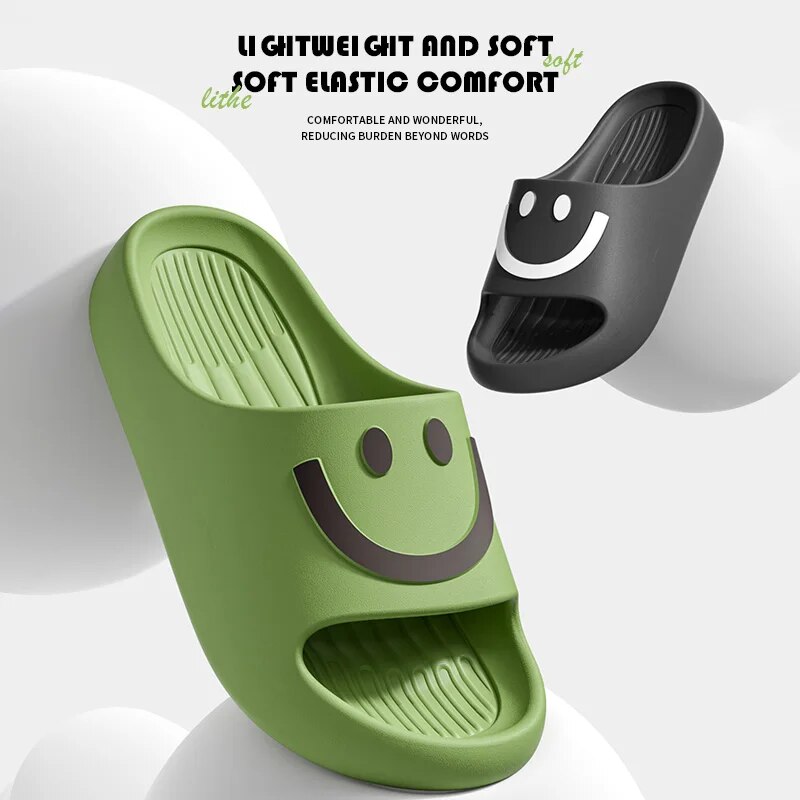 Smiley Face Cloud Slippers Wom - Women Shoes Sandals ulasan dan harga