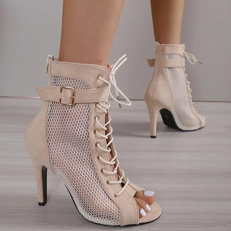 2024 Women Sandals Fashion Sex - Zip Up Boots Short ulasan dan harga