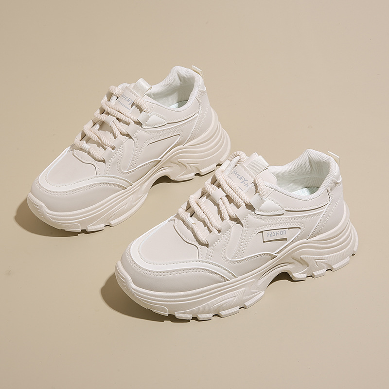 Women's Leather Low-Top Dad Sh - Women'S Shoes Running Sports ulasan dan harga