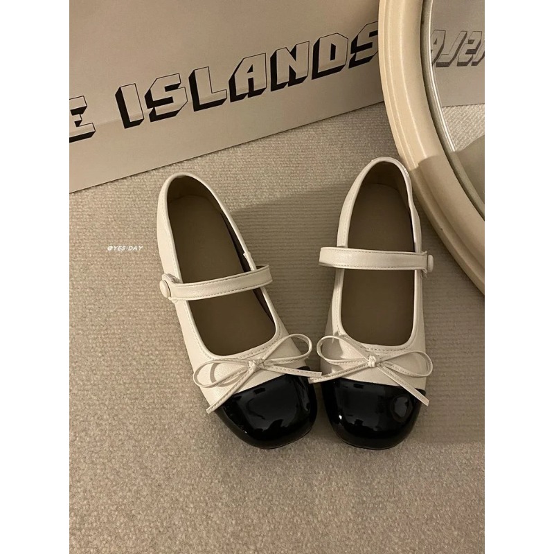 Bowknot Shoes Novelty Design C - Women'S Shoes Loafers Black ulasan dan harga