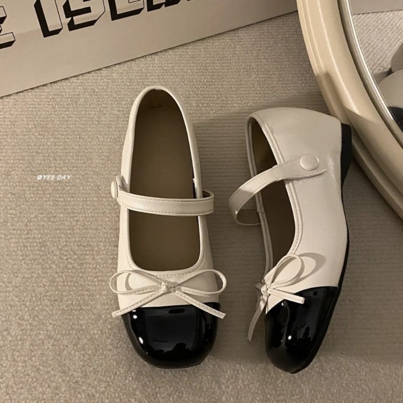 Bowknot Shoes Novelty Design C - Women'S Shoes Loafers Black ulasan dan harga
