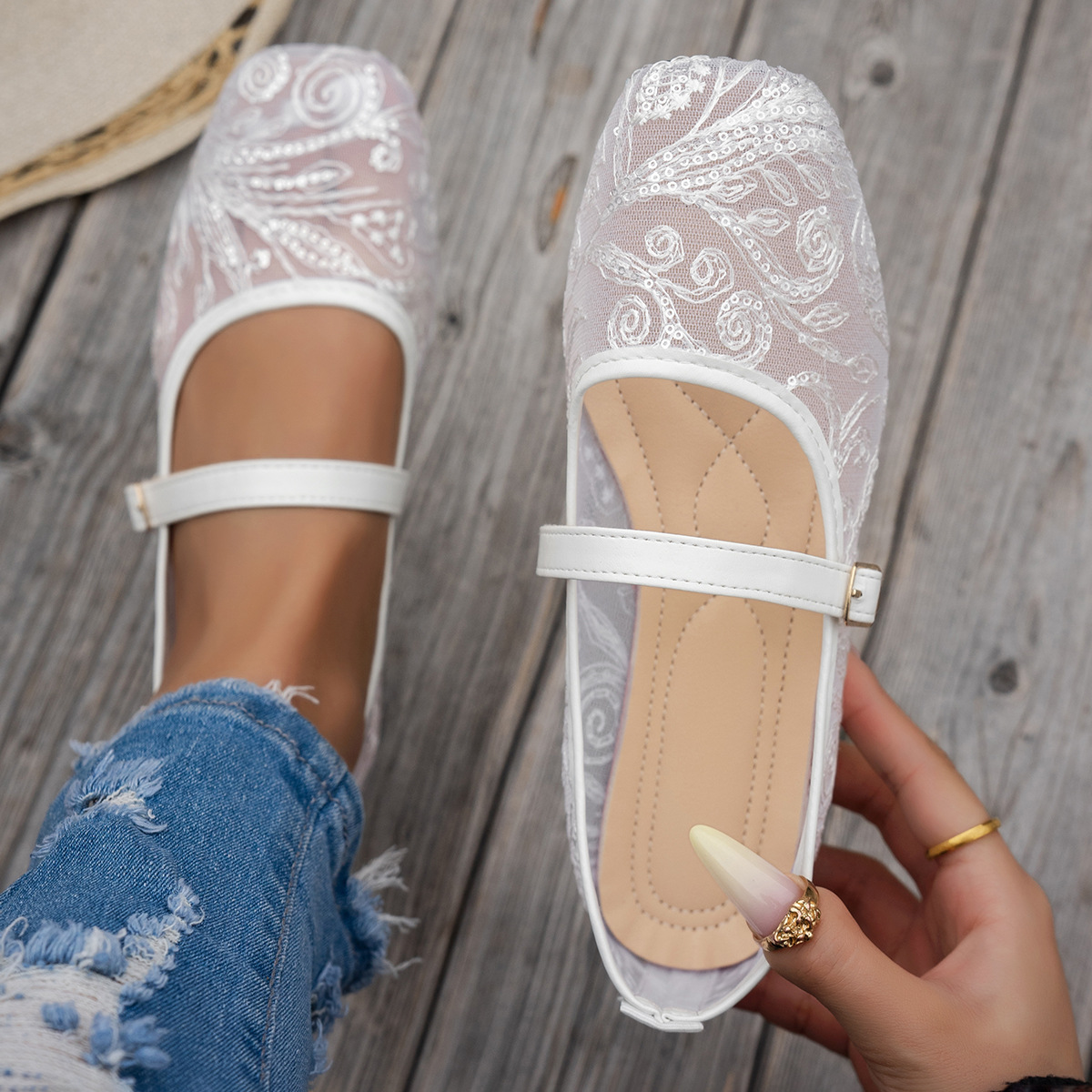 Women's New Summer Large Size  - Women'S Shoes Loafers Black ulasan dan harga