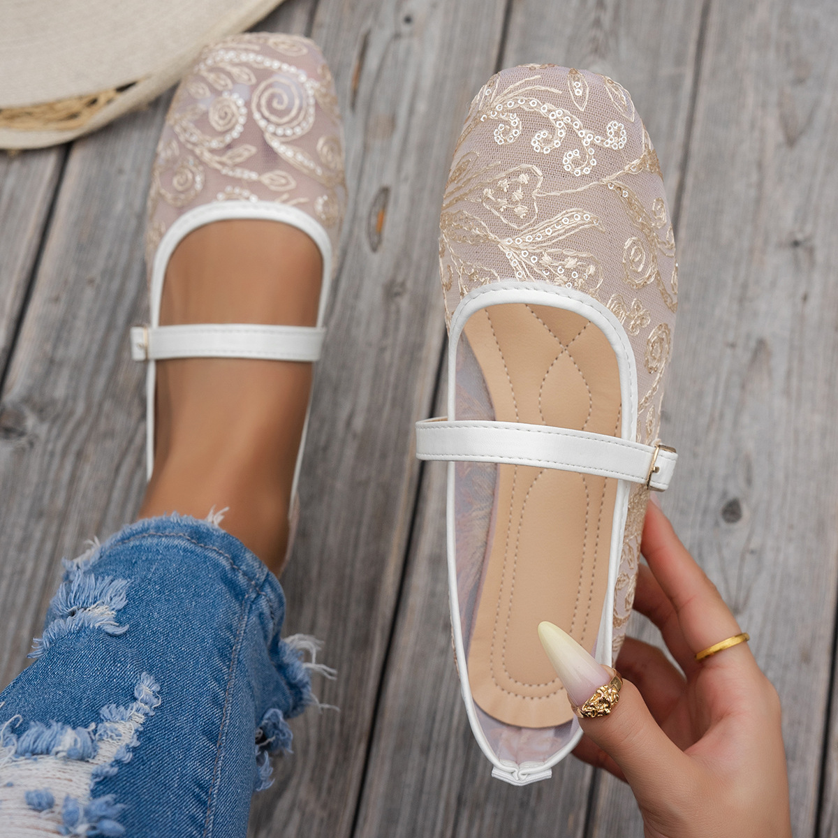 Women's New Summer Large Size  - Women'S Shoes Loafers Black ulasan dan harga