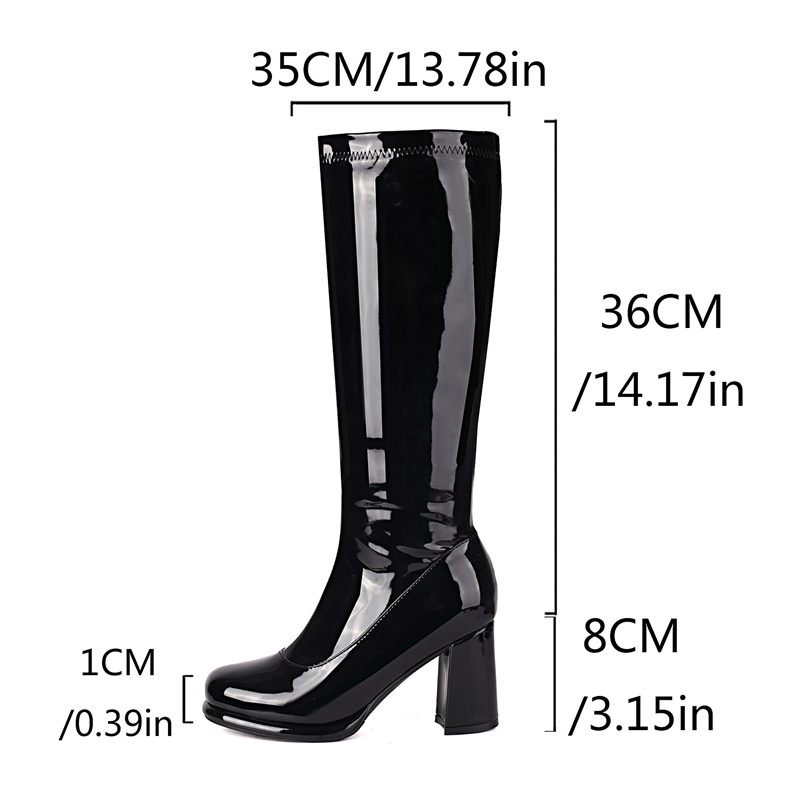 SIMLOVEYO Sexy Female Knee Boo - Zip Up Boots Short ulasan dan harga
