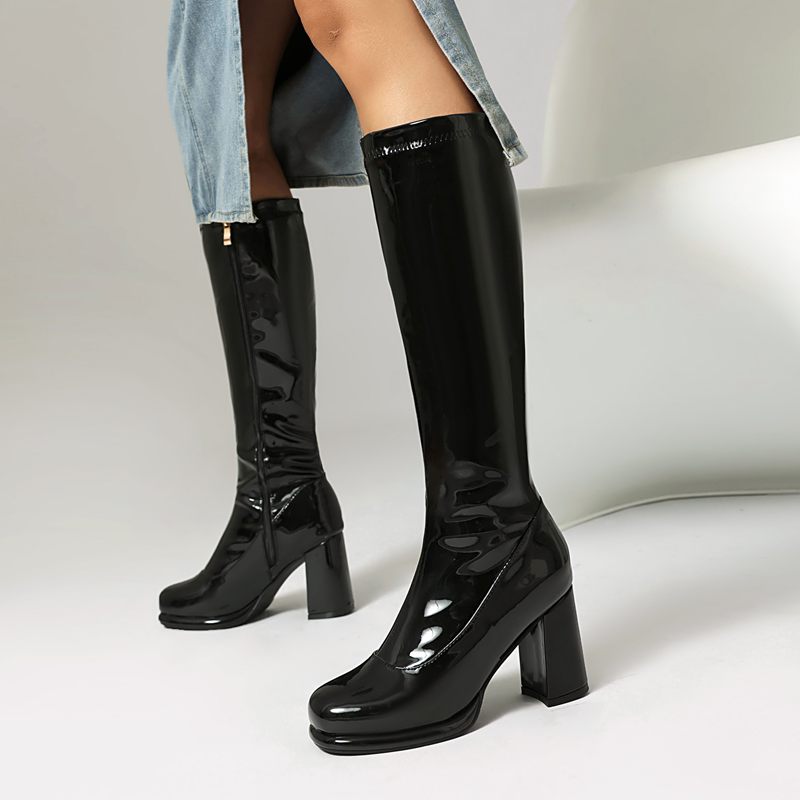 SIMLOVEYO Sexy Female Knee Boo - Zip Up Boots Short ulasan dan harga