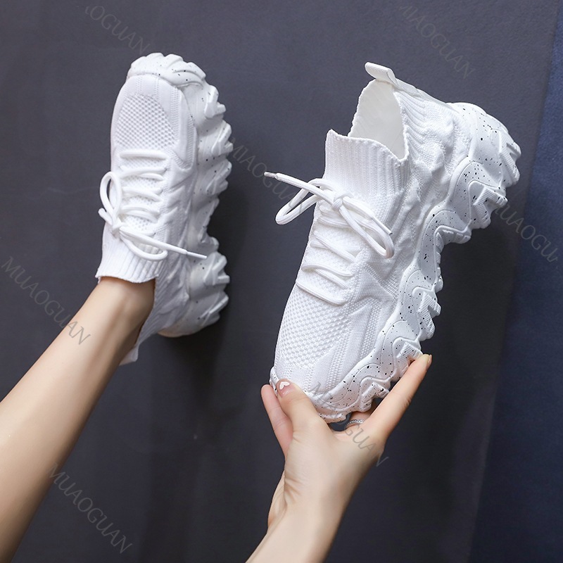 Women Chunky Sneakers Breathab - Women'S Shoes Running Sports ulasan dan harga