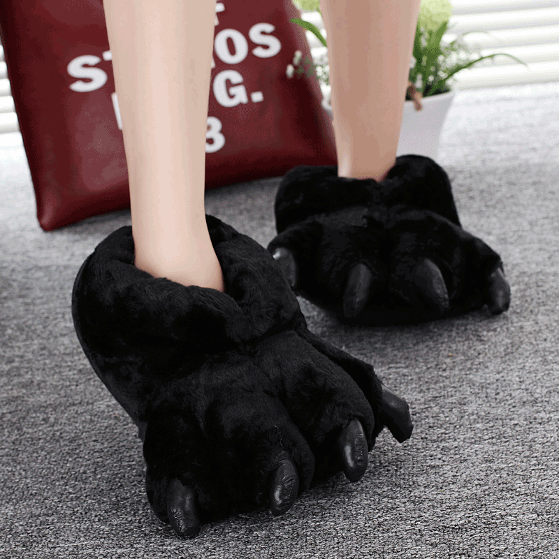 Size 35-43 Black Animal Paw Sh - Women Shoes Mules ulasan dan harga