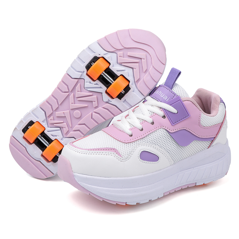 Kids Roller Skates 4 Wheels De - Women'S Shoes Running Sports ulasan dan harga