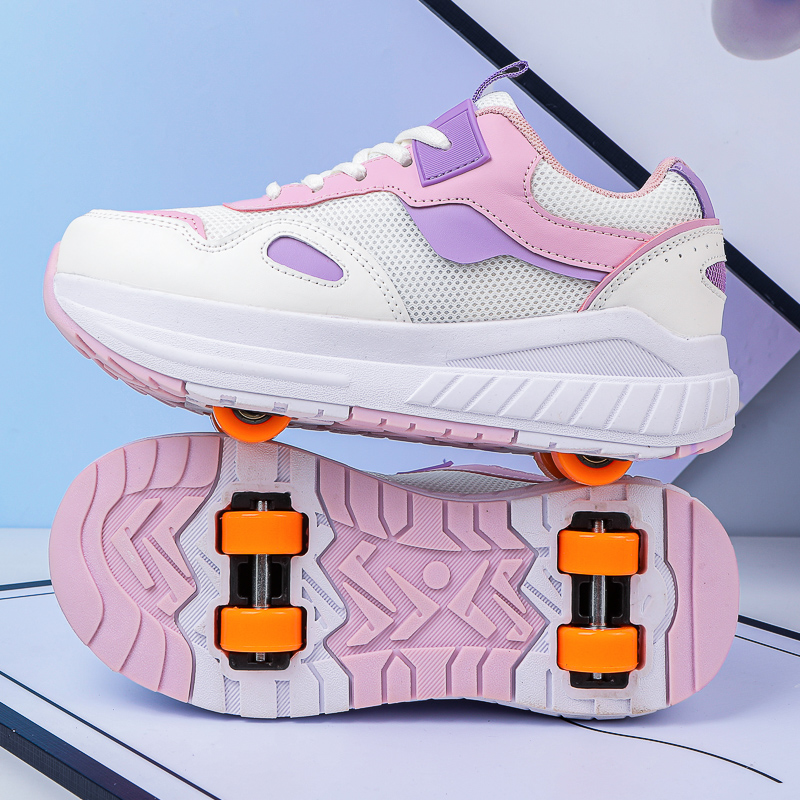 Kids Roller Skates 4 Wheels De - Women'S Shoes Running Sports ulasan dan harga