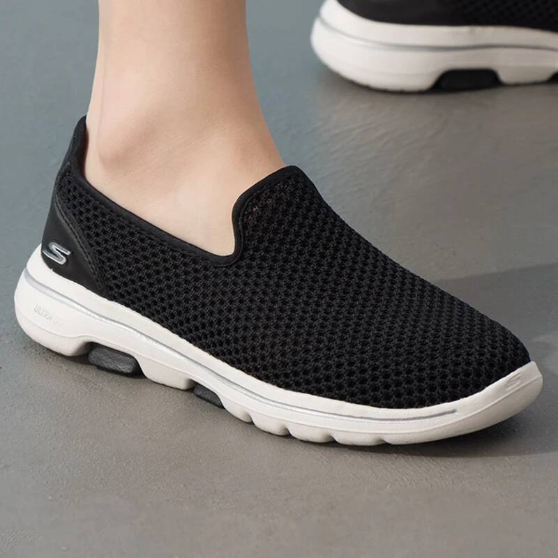 Skechers 124163-Bkw Womens Go  - Women Shoes Skechers ulasan dan harga