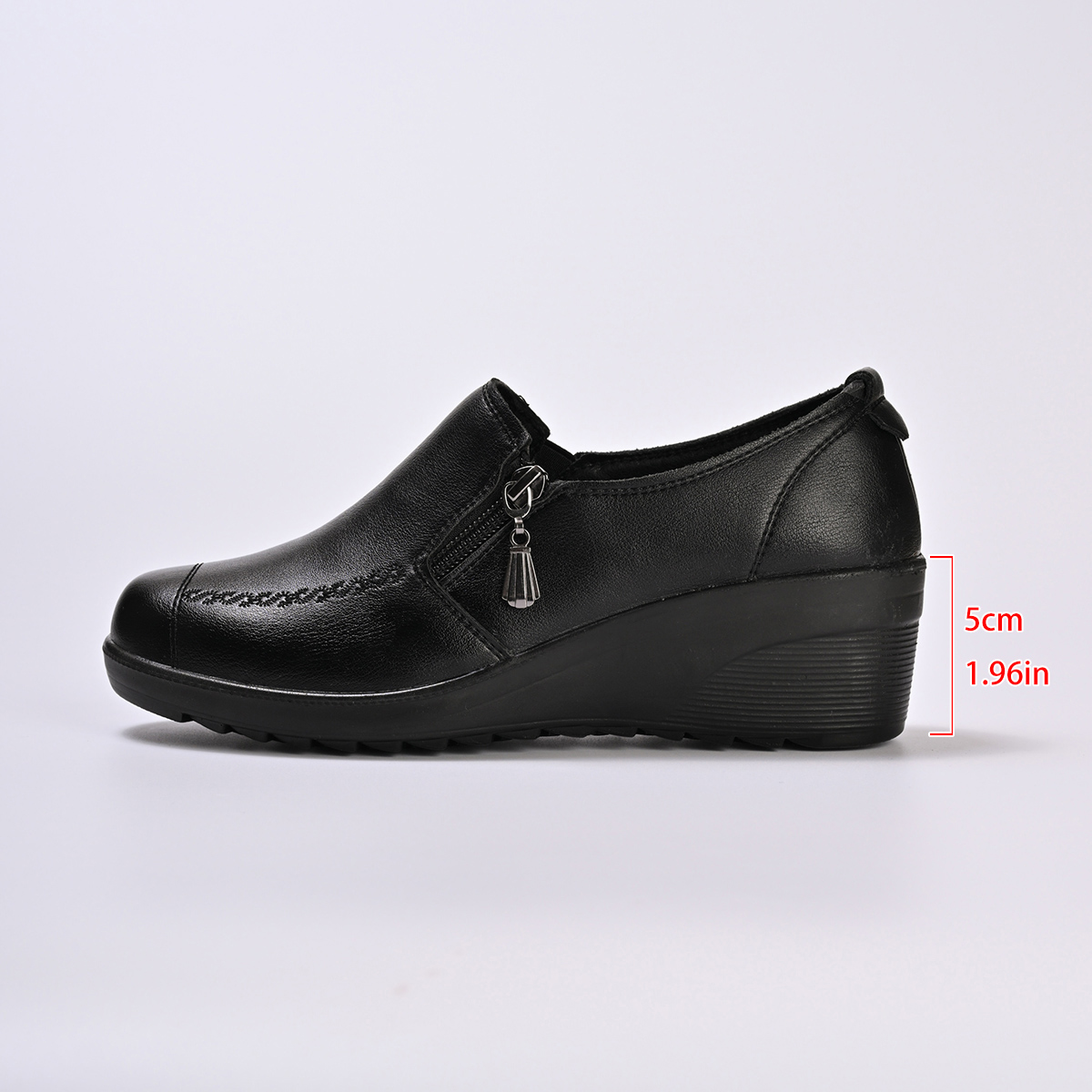 Women Genuine Leather Shoes Sp - Women'S Shoes Loafers Black ulasan dan harga