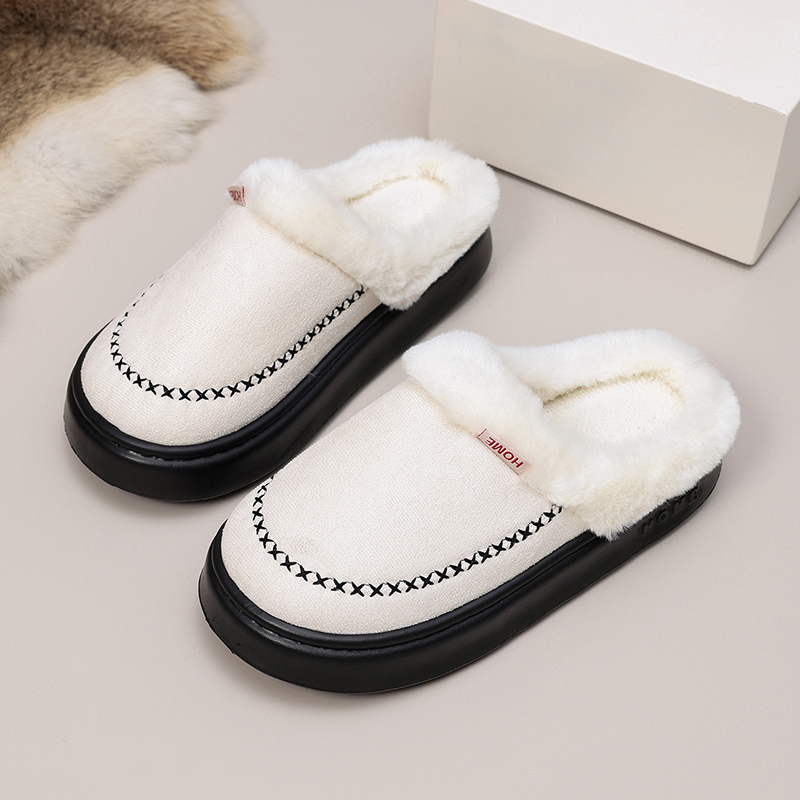 Winter Fuzzy Mule Women's Slip - Women Shoes Mules ulasan dan harga