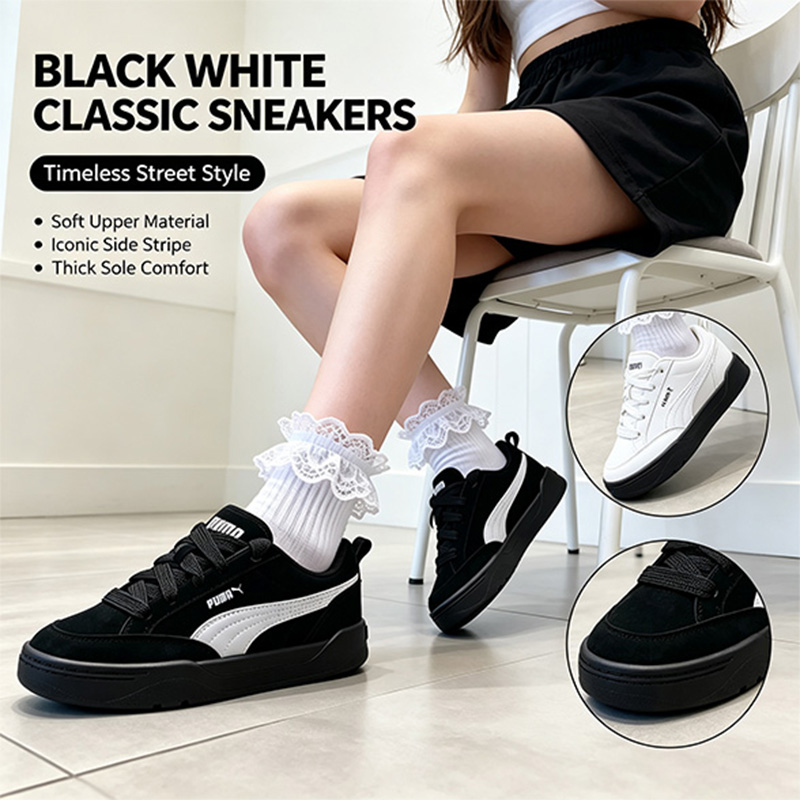 Men Puma 401606-15 Black White - Women Shoes Puma ulasan dan harga