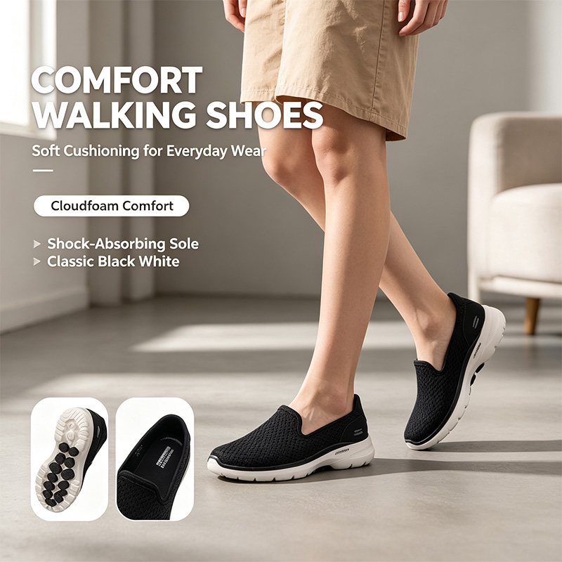 Skechers Original Go Walk 6 Wo - Women Shoes Skechers ulasan dan harga