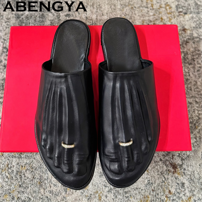 Black Real Leather Wrap Toe lo - Women'S Shoes Loafers Black ulasan dan harga