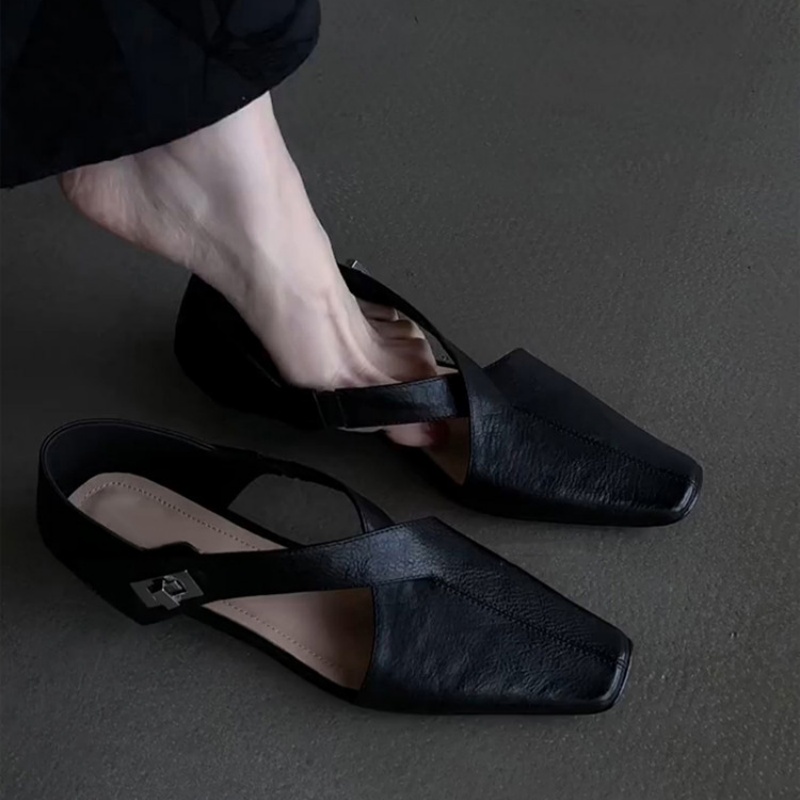 Women Square Toe Cross Strap S - Women Shoes Sandals ulasan dan harga