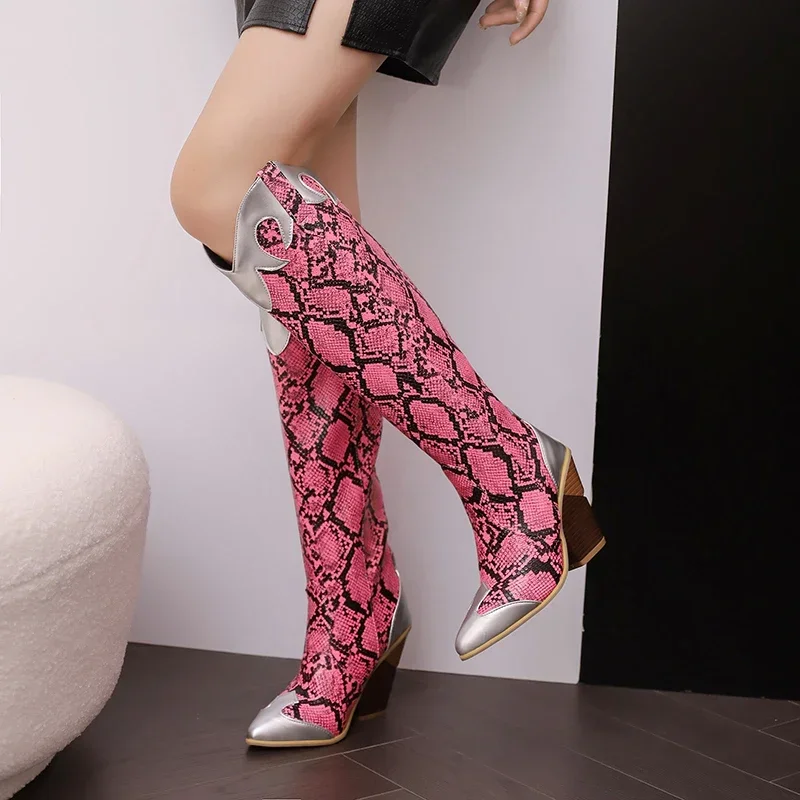 Big Size Western Women Knee Hi - Zip Up Boots Short ulasan dan harga