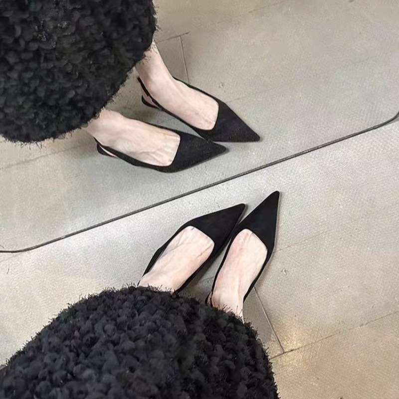 Spring Summer Slip on Women Sa - Leopard Print Heels ulasan dan harga