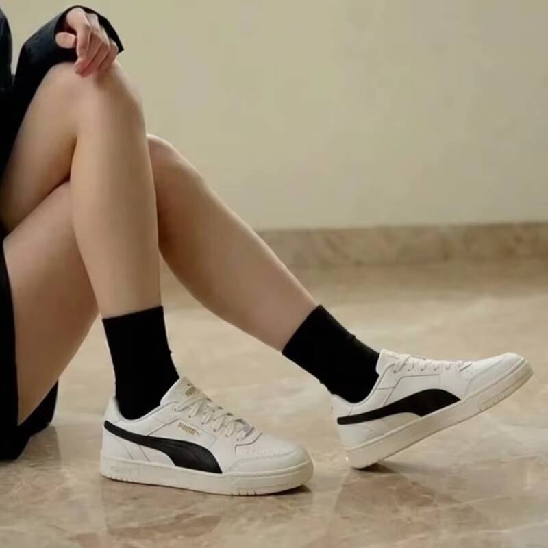Off White Black Puma Leather S - Women Shoes Puma ulasan dan harga