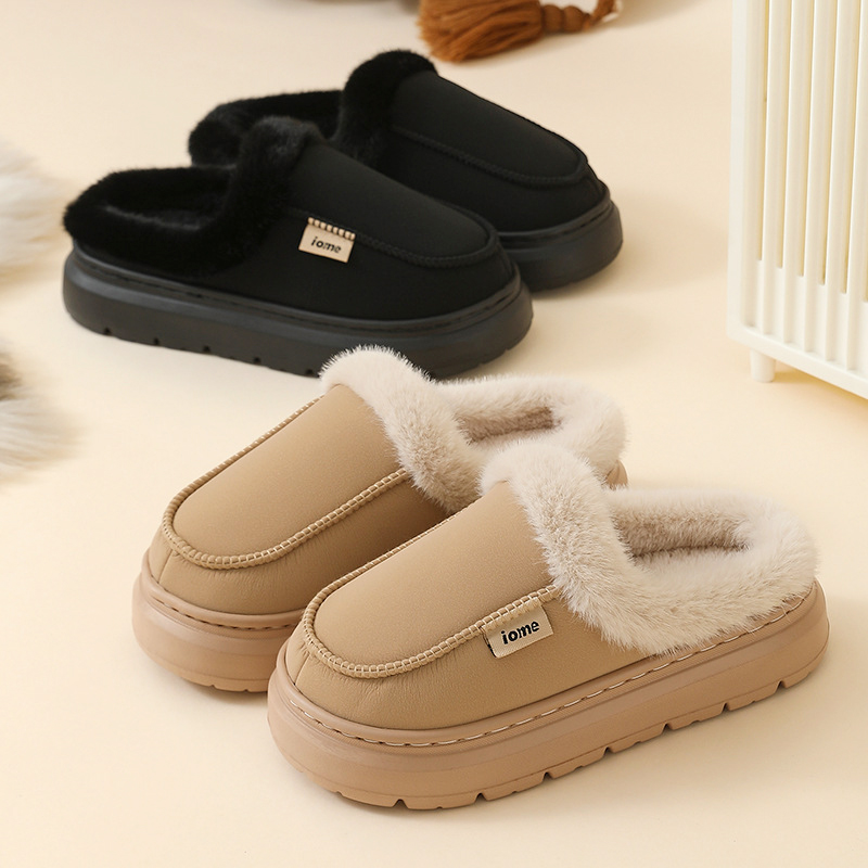 PU Thick Platform Slippers Wom - Women Shoes Mules ulasan dan harga